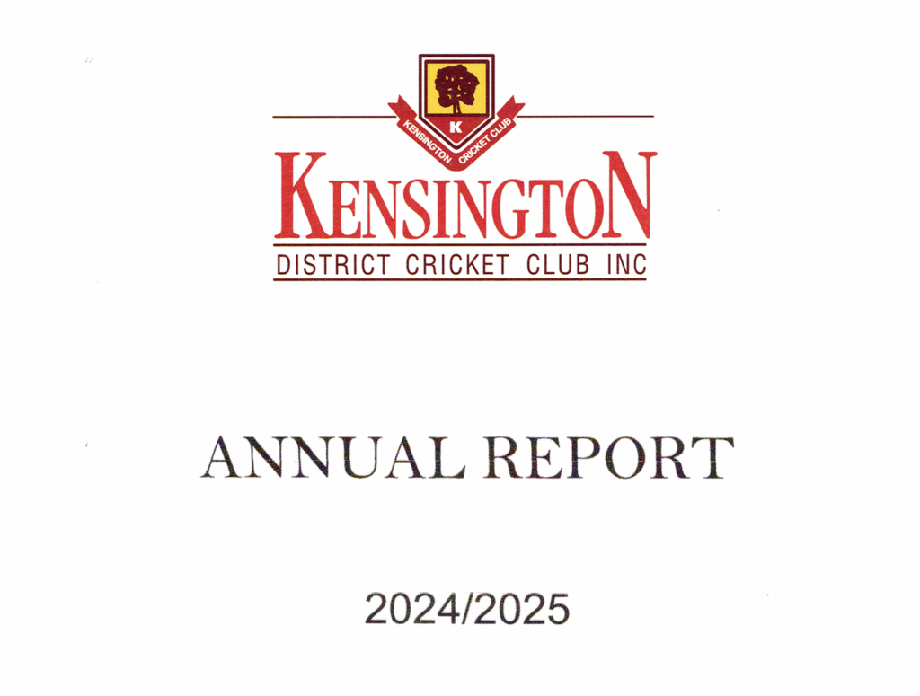 Front cover of the KDCC Annual Report for the 2024 2025 financial year.