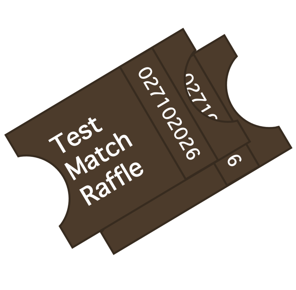 Test Match Raffle Ticket